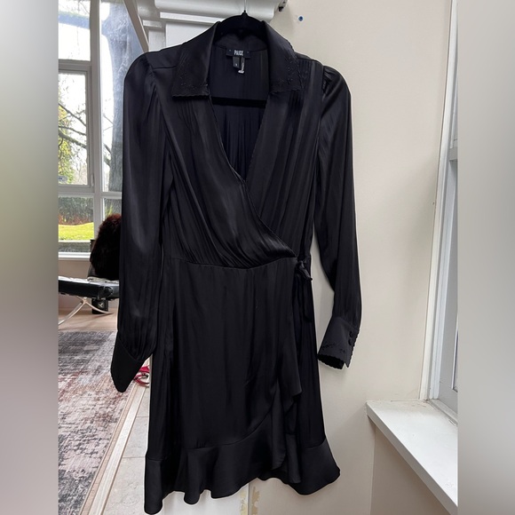 Paige audriana faux wrap mini dress - Picture 3 of 9